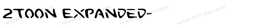 2Toon Expanded字体转换